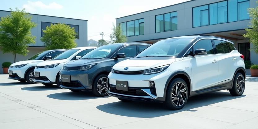 Lineup of new Nihon Auto Works electric vehicles